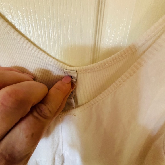 Made in Italy White Linen Midi Casual Dress 6 Long Lightweight Women’s 6 Long - Picture 4 of 11